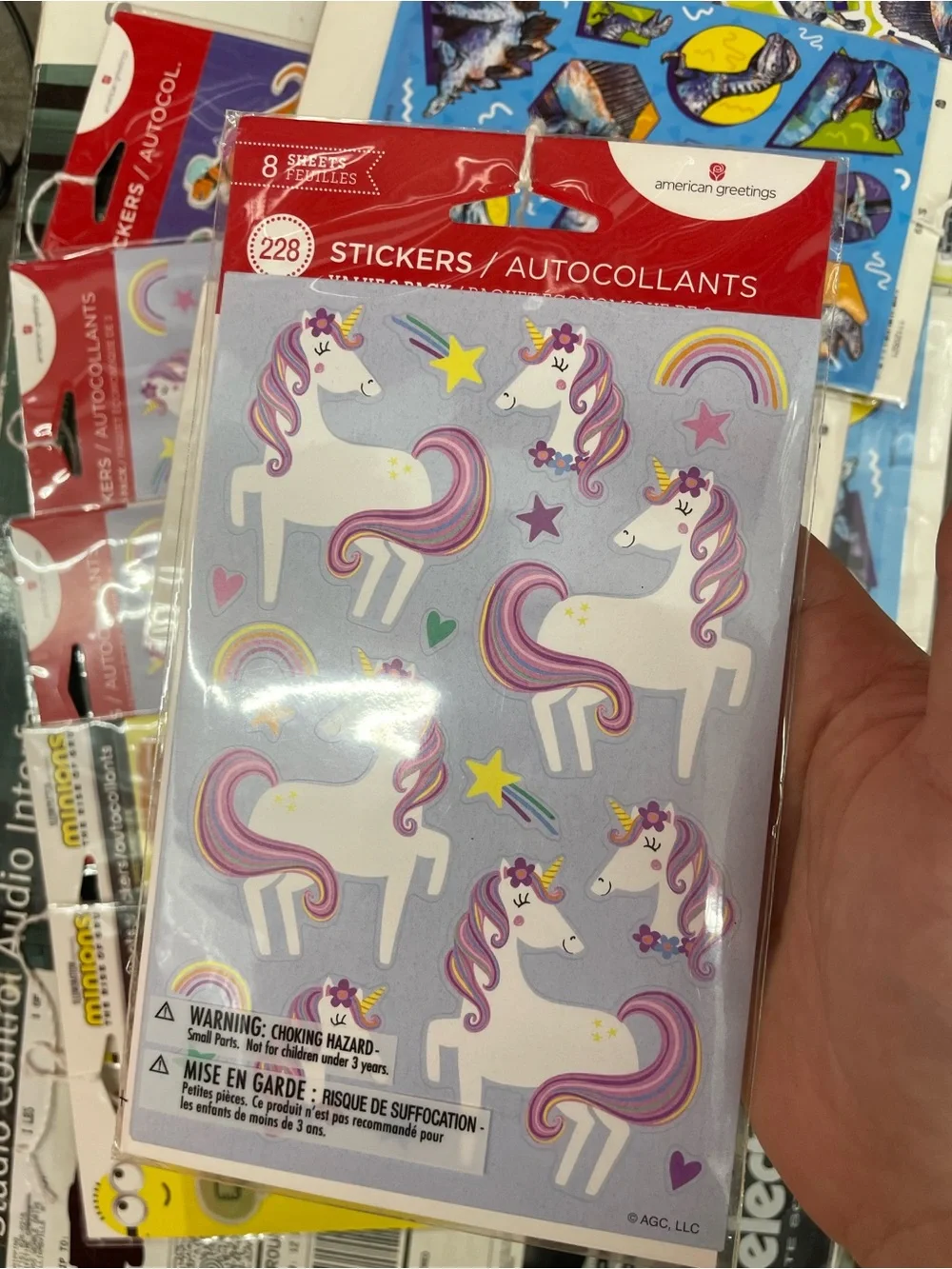 10 packs of stickers